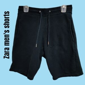 Zara essentials men's blue shorts size Medium